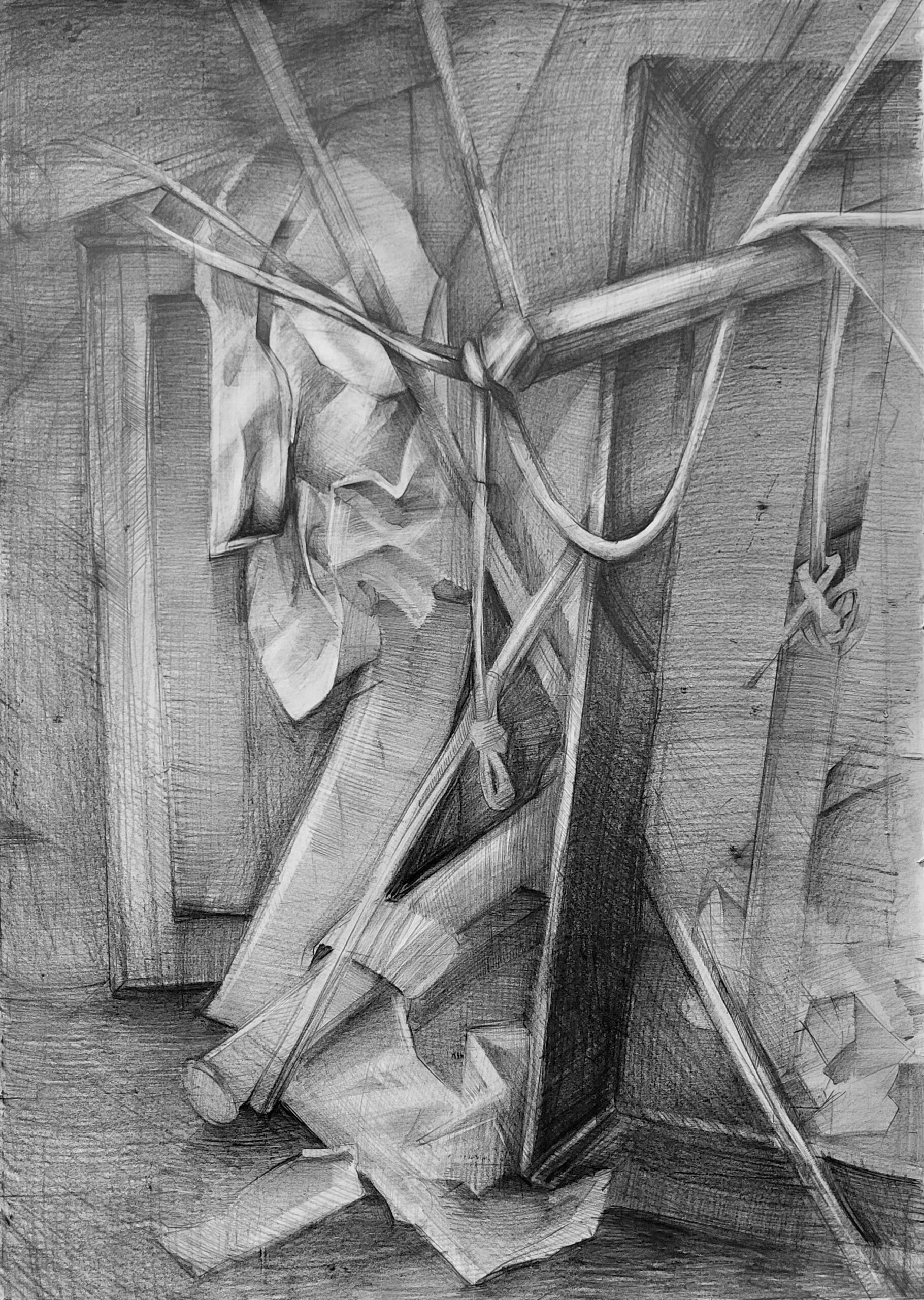 Martwa natura - ołówek - nauka rysowania w RA