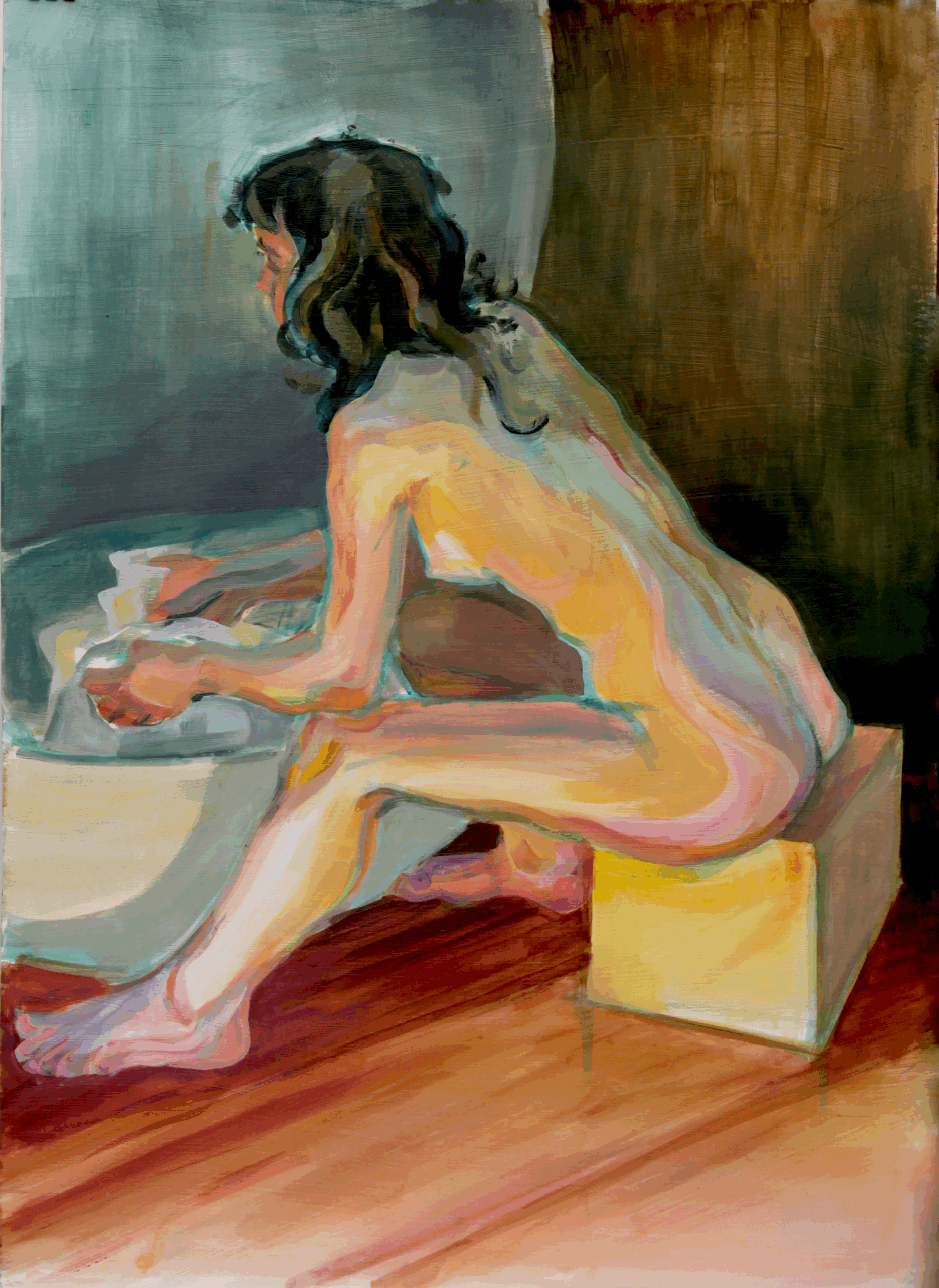 Malarstwo Postaci - akt - praca wykonana w Pracowni RysunekArchitektura