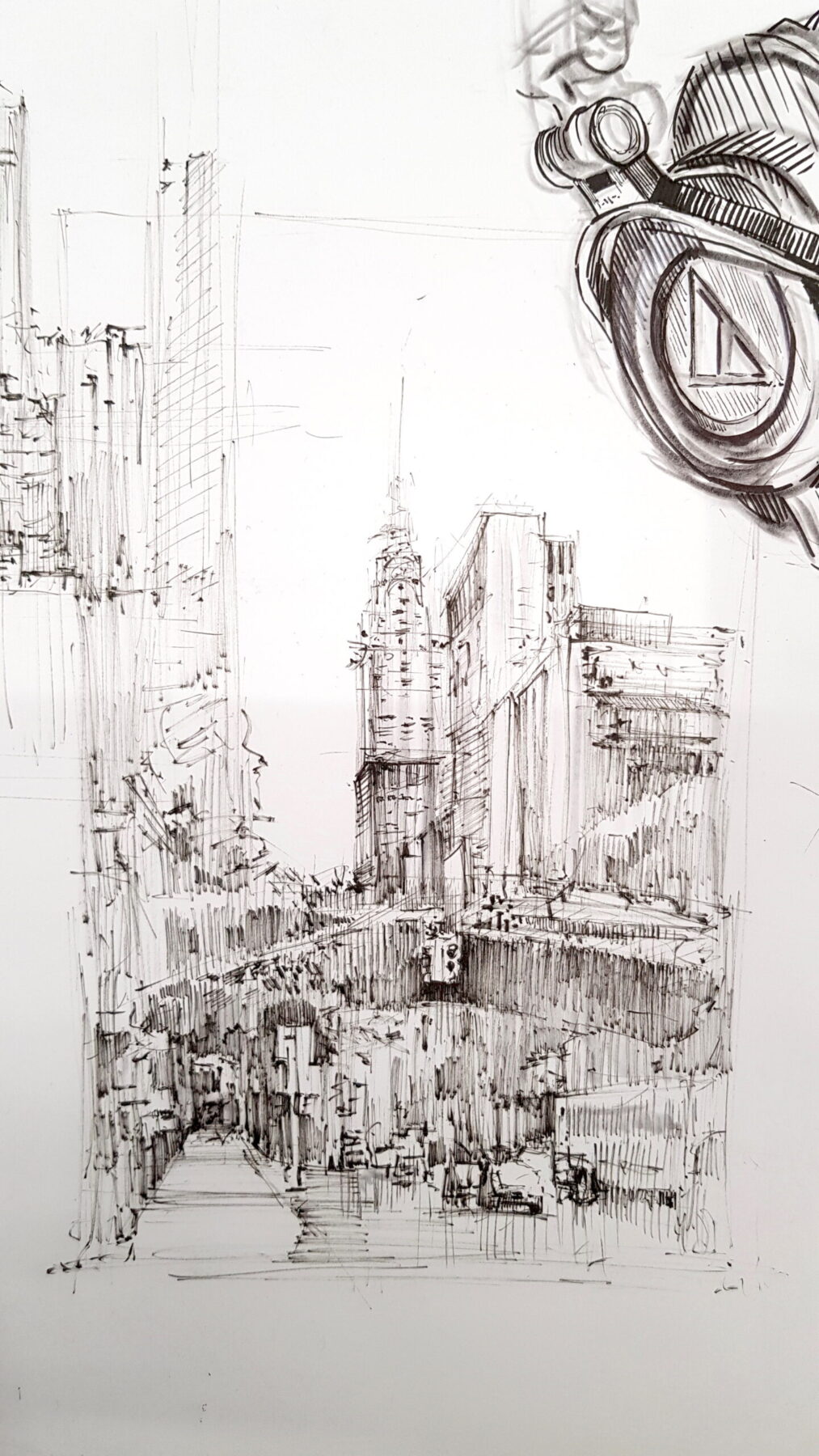 Rysunek egzaminacyjny - szkic - przygotowanie do WAPP w RysunekArchitektura