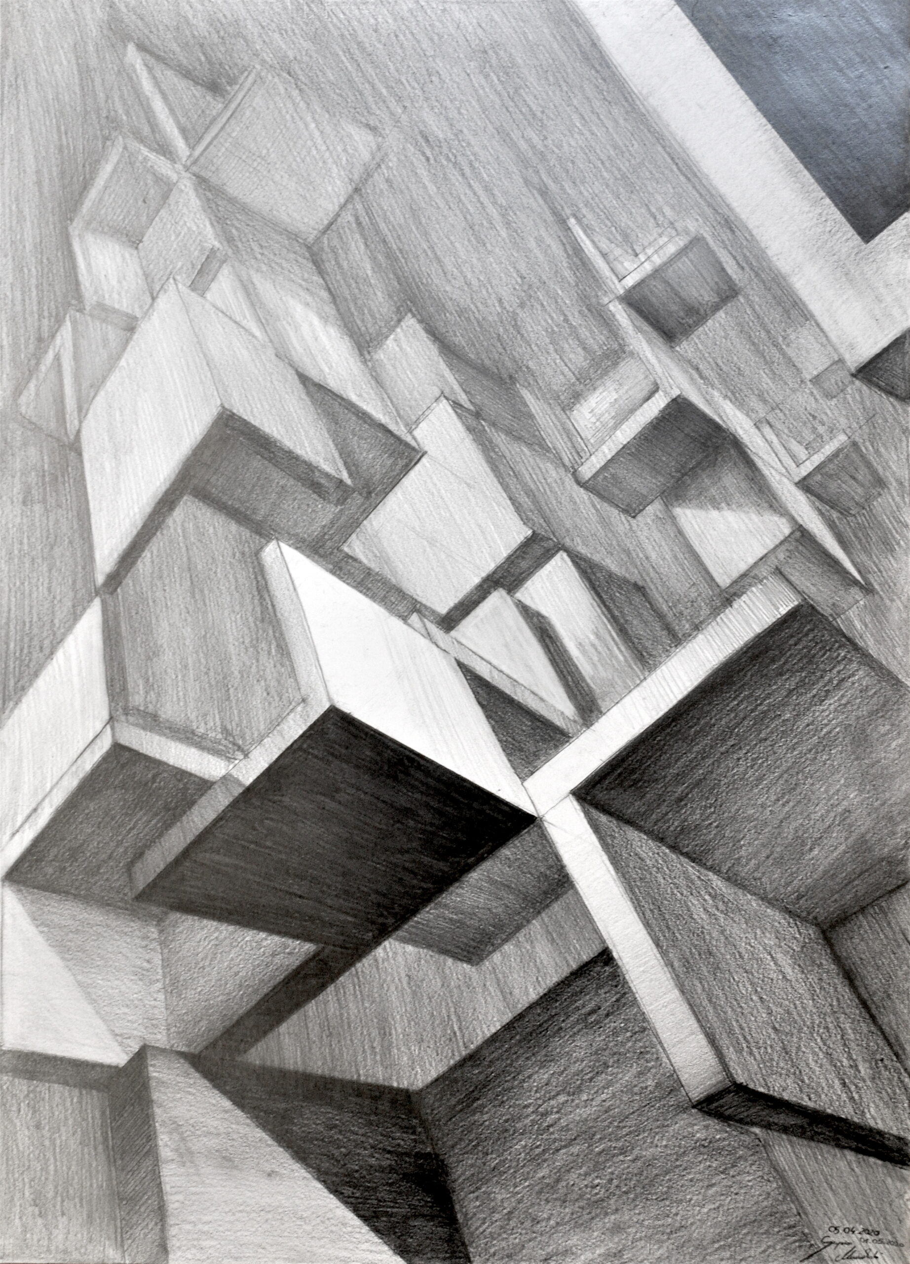 Przykładowa praca egzaminacyjna - geometria - RysunekArchitektura