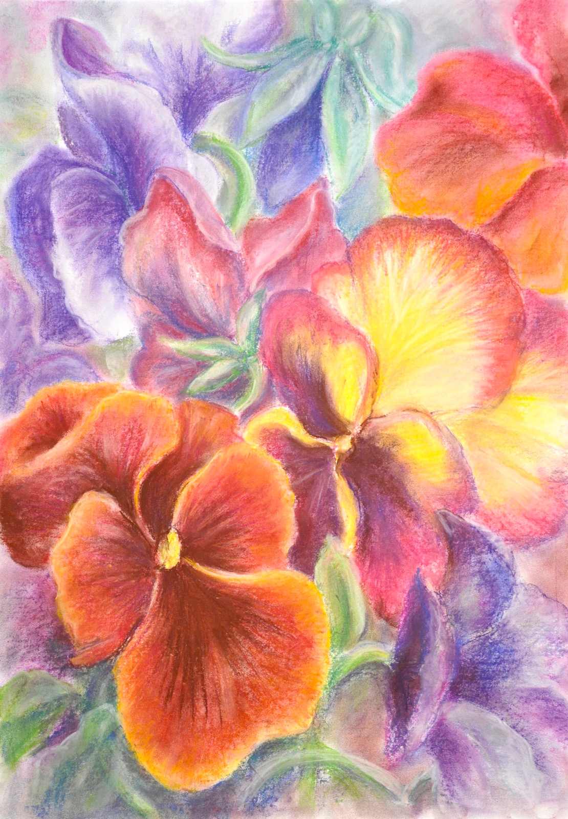 Martwa natura - pastele - warsztaty plastyczne w szkole RysunekArchitektura