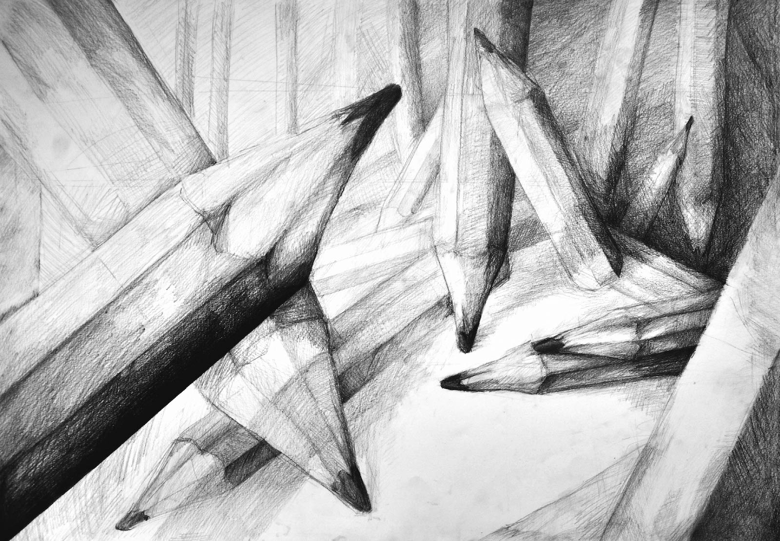 Martwa natura - ołówek - akademia rysunku RysunekArchitektura