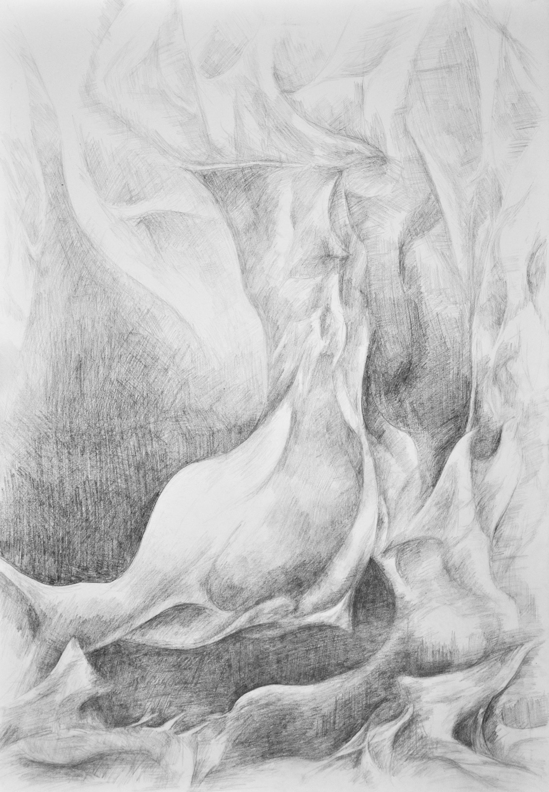 Przykładowa praca z portfolio kandydata - ołówek - akademia rysunku RysunekArchitektura