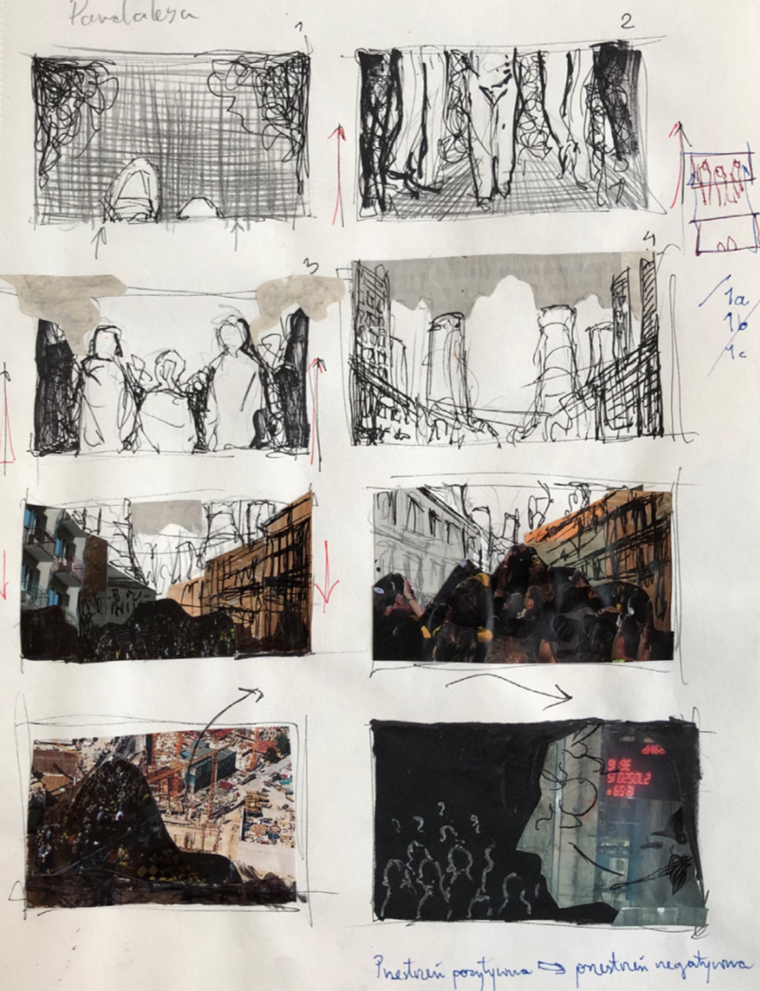 Przykładowa praca z portfolio kandydata - animacja - praca wykonana przez ucznia kursu przygotowawczego w RA