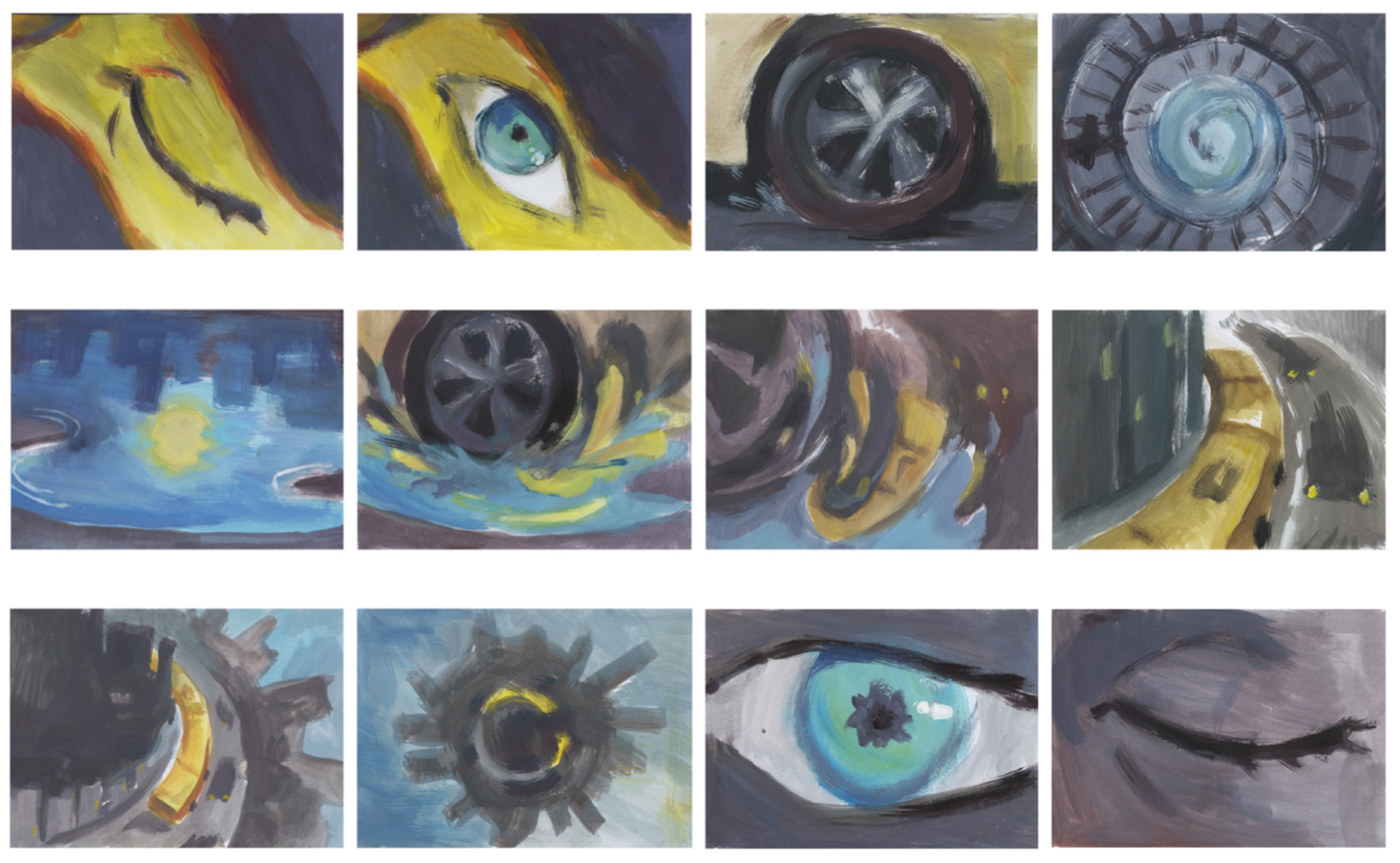 Przykładowa praca z portfolio kandydata - animacja - szkoła rysunku RA