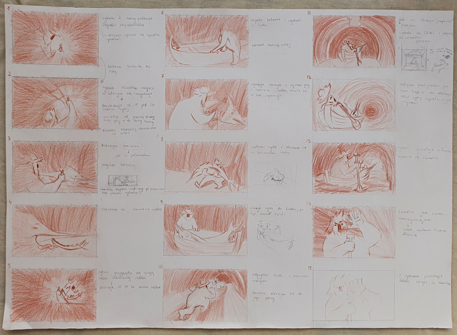 Przykładowa praca z portfolio kandydata - animacja - praca wykonana przez ucznia RA