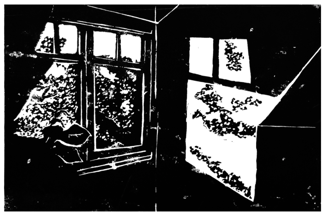 Przykładowa praca z portfolio kandydata - grafika - praca wykonana w szkole RysunekArchitektura