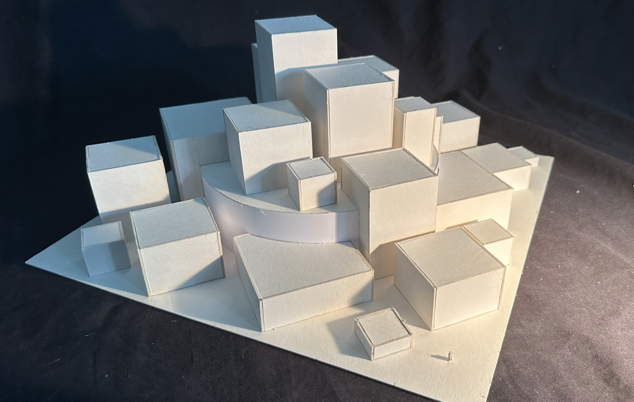 Makieta - makieta koncepcyjna - praca wykonana w szkole rysunku RysunekArchitektura