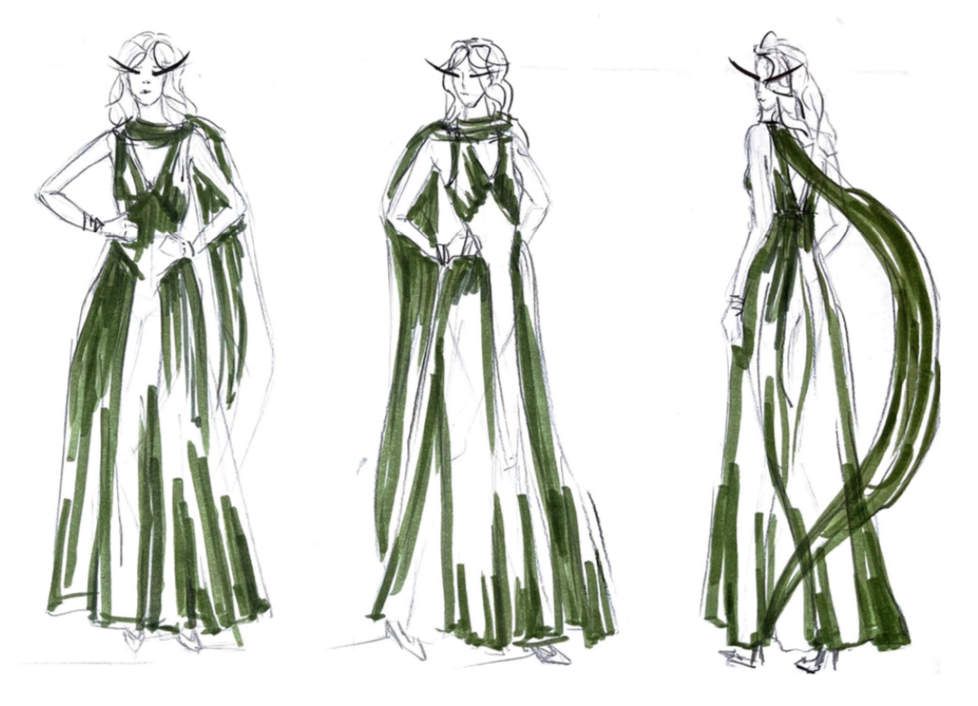 Przykładowa praca z portfolio kandydata - szkic - praca wykonana w szkole RysunekArchitektura